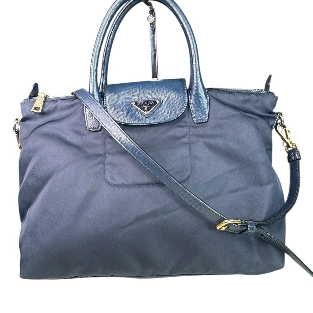 Prada Navy Blue Women's Crossbody Bag - Picture 1 of 14